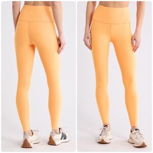 Beyond Yoga Orange High Waist Leggings. Size small. 24” inseam